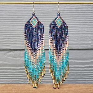 Boheme Multicolor Beaded Earrings